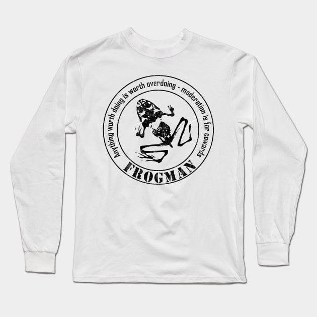 Frogman Diver Long Sleeve T-Shirt by TCP